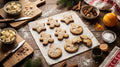Le Sablé-Cookie de Noël aux Épices Douces & Chocolat Blanc Ciselé